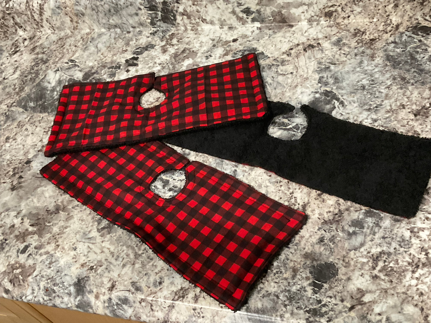 Plaid sink mats