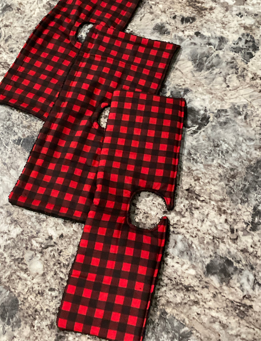 Plaid sink mats
